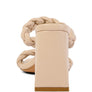MI AMOR BRAIDED STRAP HIGH BLOCK HEELS