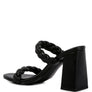 MI AMOR BRAIDED STRAP HIGH BLOCK HEELS