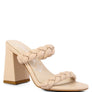 MI AMOR BRAIDED STRAP HIGH BLOCK HEELS