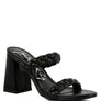 MI AMOR BRAIDED STRAP HIGH BLOCK HEELS