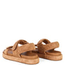 ANVIL QUILTED PLATFORM SANDALS
