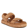 ANVIL QUILTED PLATFORM SANDALS