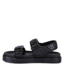 ANVIL QUILTED PLATFORM SANDALS