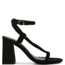 SMOOSH BRAIDED BLOCK HEEL SANDALS