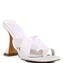 SNATCHED INTERTWINED TOE RING HEELED SANDALS
