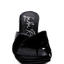 SNATCHED INTERTWINED TOE RING HEELED SANDALS