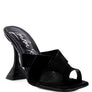 SNATCHED INTERTWINED TOE RING HEELED SANDALS