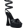 SPLITSOUL Lace Up High Block Sandal