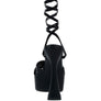 SPLITSOUL Lace Up High Block Sandal