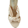 STROBING KNOTTED CHUNKY PLATFORM HEELS