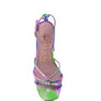 PRISMA TIE-DYE HIGH PLATFORM HEELED SANDALS