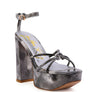 PRISMA TIE-DYE HIGH PLATFORM HEELED SANDALS