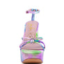 PRISMA TIE-DYE HIGH PLATFORM HEELED SANDALS