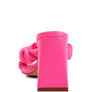 PAGE 3 SCRUNCHIE STRAP BLOCK SANDALS