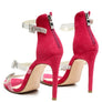 INES BLING STRAP HIGH HEEL SANDALS