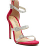 INES BLING STRAP HIGH HEEL SANDALS
