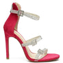 INES BLING STRAP HIGH HEEL SANDALS