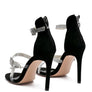 INES BLING STRAP HIGH HEEL SANDALS