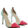 Candace clear Stiletto Pumps