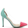 Candace clear Stiletto Pumps