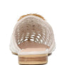 MIRIAM Woven Metallic Tassel Flat Mules