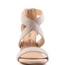 QUEEN BEE Rhinestone High Heeled Sandal
