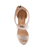 QUEEN BEE Rhinestone High Heeled Sandal