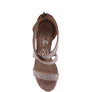 QUEEN BEE Rhinestone High Heeled Sandal