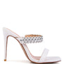BANDY HIGH HEEL METAL BALL SANDALS