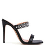 BANDY HIGH HEEL METAL BALL SANDALS