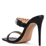 BANDY HIGH HEEL METAL BALL SANDALS