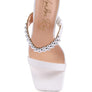 BANDY HIGH HEEL METAL BALL SANDALS