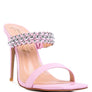 BANDY HIGH HEEL METAL BALL SANDALS