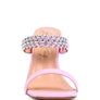 BANDY HIGH HEEL METAL BALL SANDALS