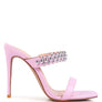 BANDY HIGH HEEL METAL BALL SANDALS