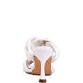 GLAM GIRL TWISTED STRAP SPOOL HEELED SANDALS