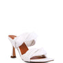 GLAM GIRL TWISTED STRAP SPOOL HEELED SANDALS