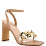 BOTTOM KISS CHAIN STRAP BLOCK HEEL SANDALS