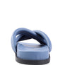 TORA QUILTED STRAP SLIDER FLATS