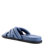 TORA QUILTED STRAP SLIDER FLATS