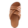 TORA QUILTED STRAP SLIDER FLATS