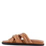 TORA QUILTED STRAP SLIDER FLATS