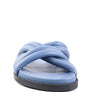 TORA QUILTED STRAP SLIDER FLATS