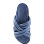 TORA QUILTED STRAP SLIDER FLATS