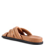 TORA QUILTED STRAP SLIDER FLATS