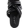 TORA QUILTED STRAP SLIDER FLATS