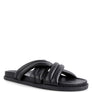 TORA QUILTED STRAP SLIDER FLATS