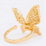 Cubic Zirconia Iconic Butterfly Ring
