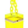 Acrylic Chain Handle See Thru Crossbody Clutch