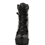 WILLOW CUSHION COLLARED LACE-UP HIGH ANKLE BOOTS